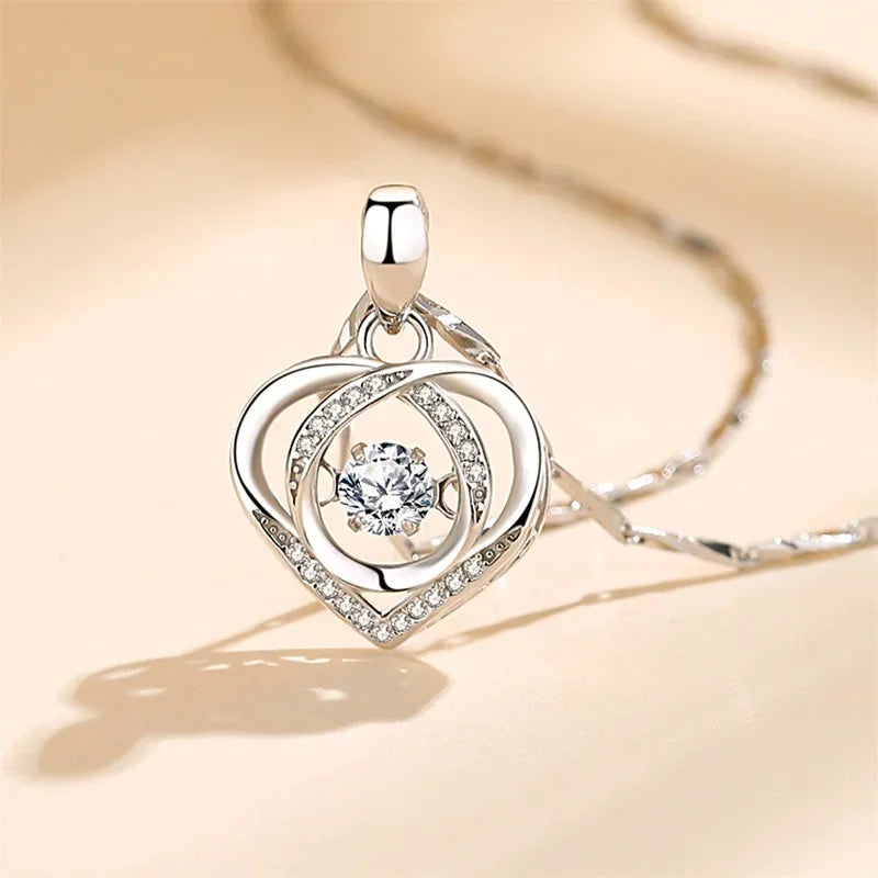 Heart  Jewelry 925 Sterling Silver