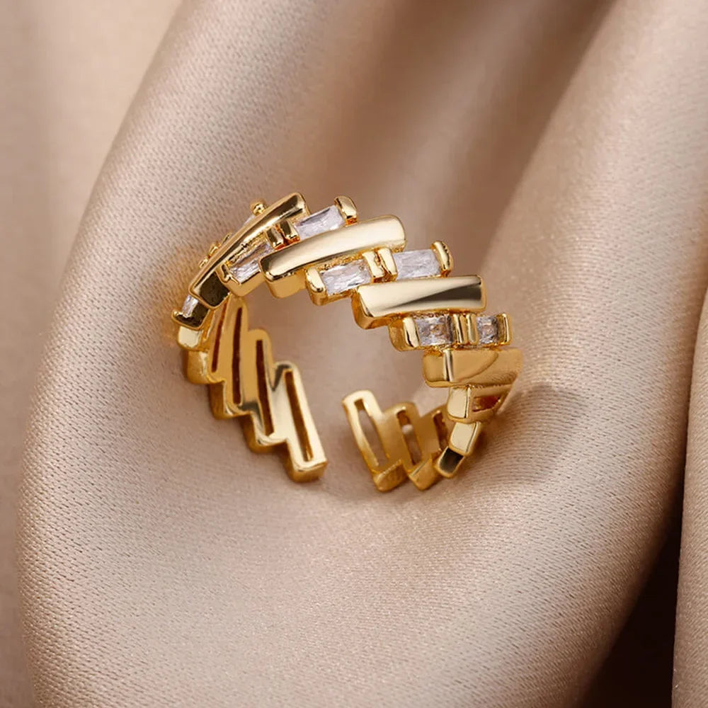 Rings Heart Gold