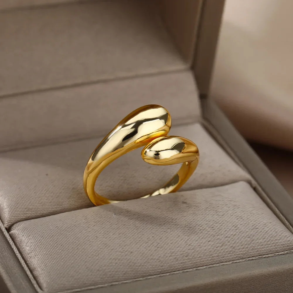 Rings Heart Gold