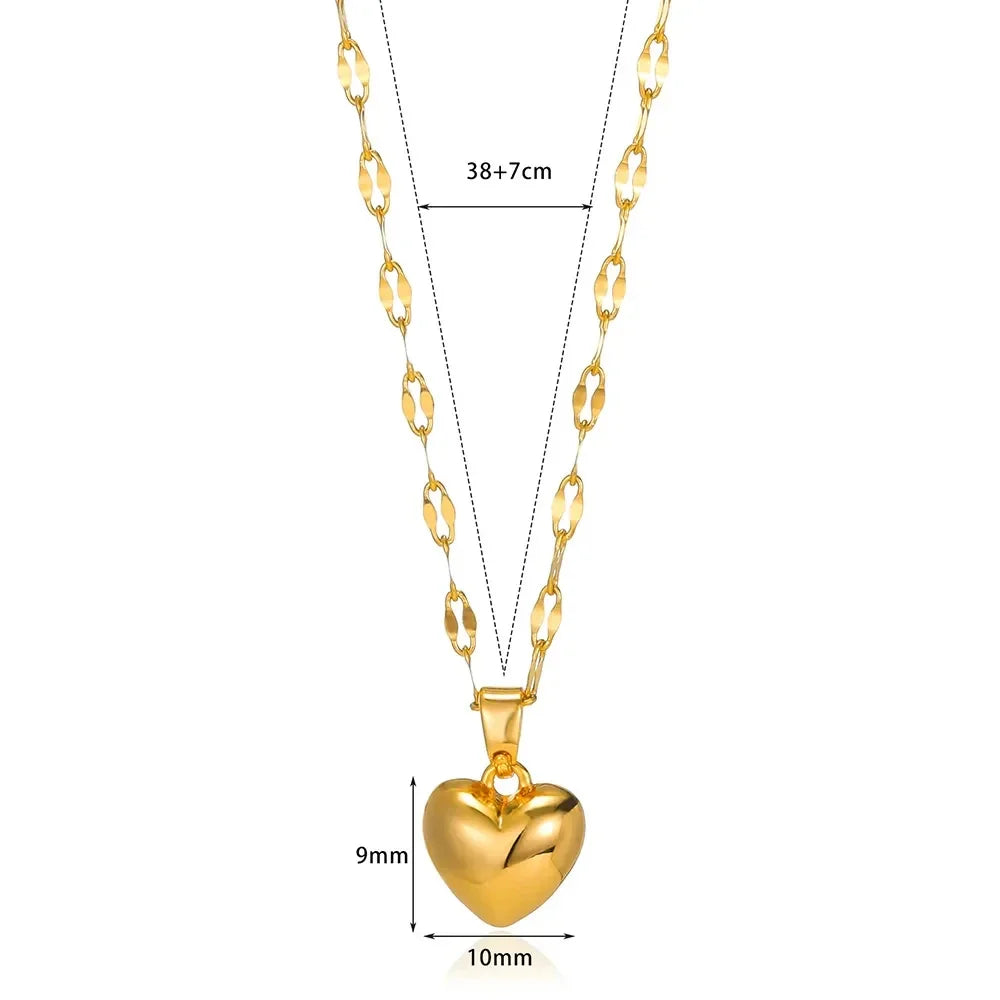 Stainless Steel Love Heart