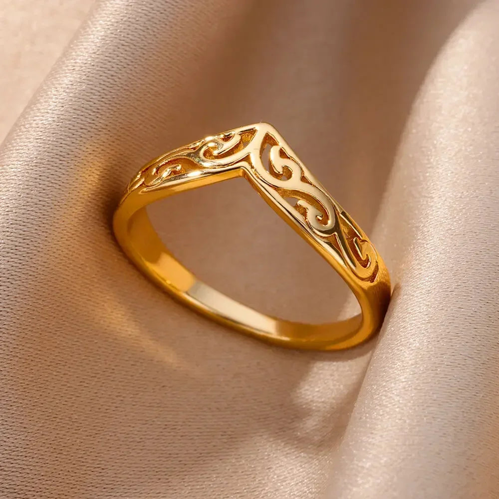Rings Heart Gold