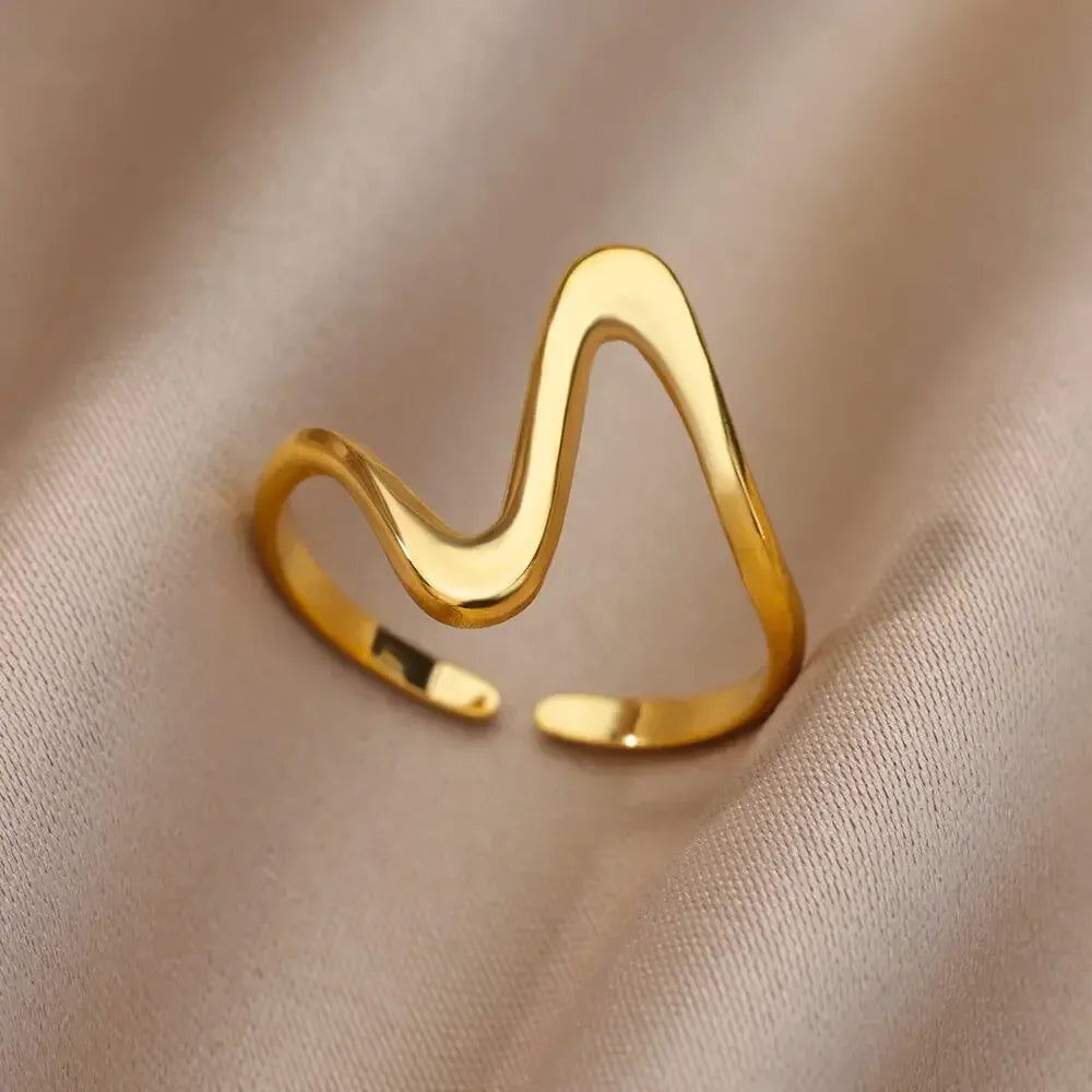 Rings Heart Gold