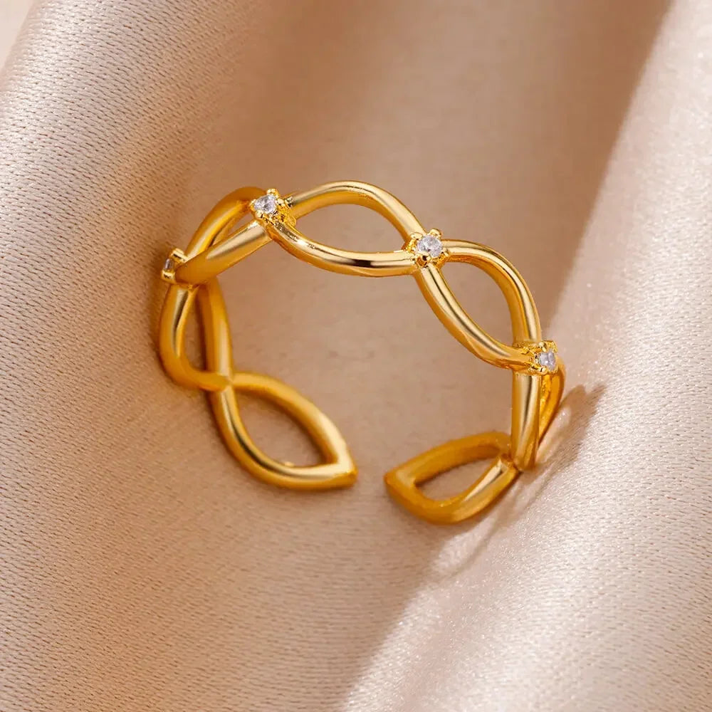 Rings Heart Gold