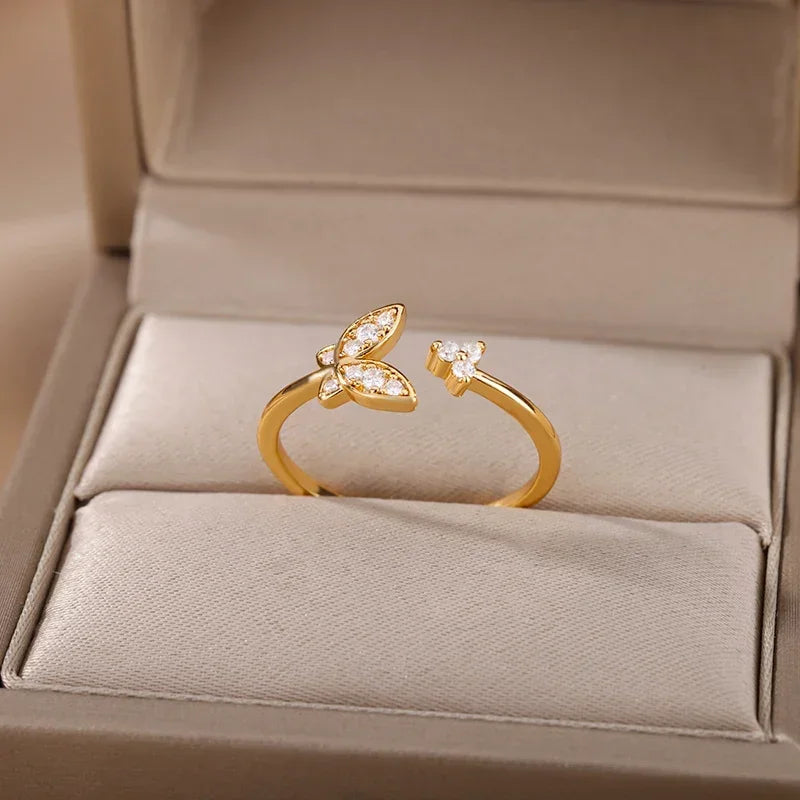 Rings Heart Gold