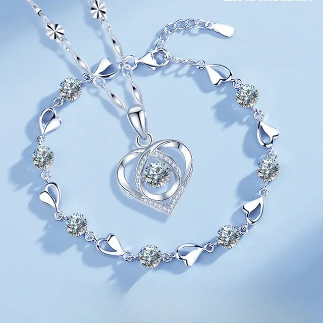 Heart  Jewelry 925 Sterling Silver
