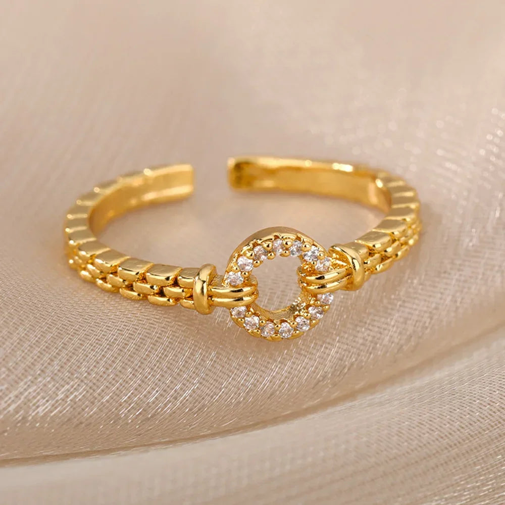 Rings Heart Gold