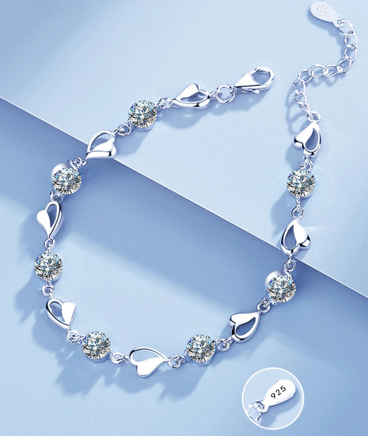 Heart  Jewelry 925 Sterling Silver