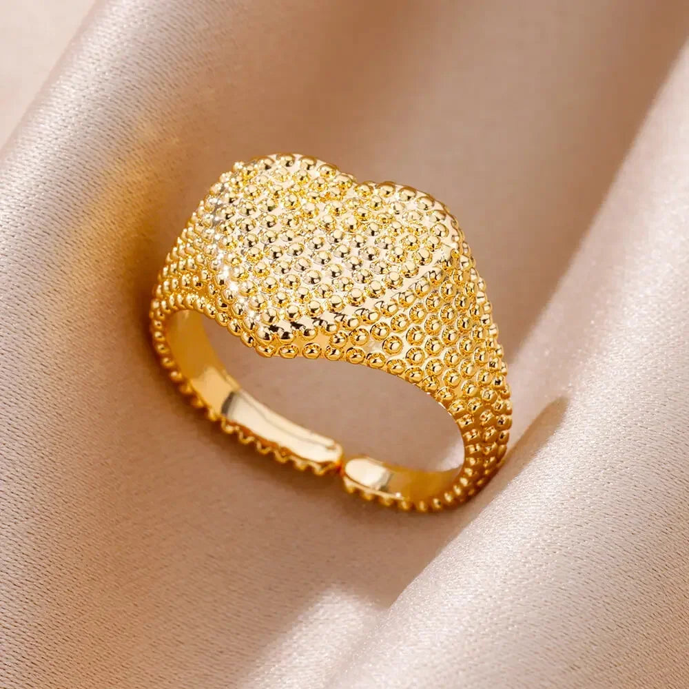 Rings Heart Gold
