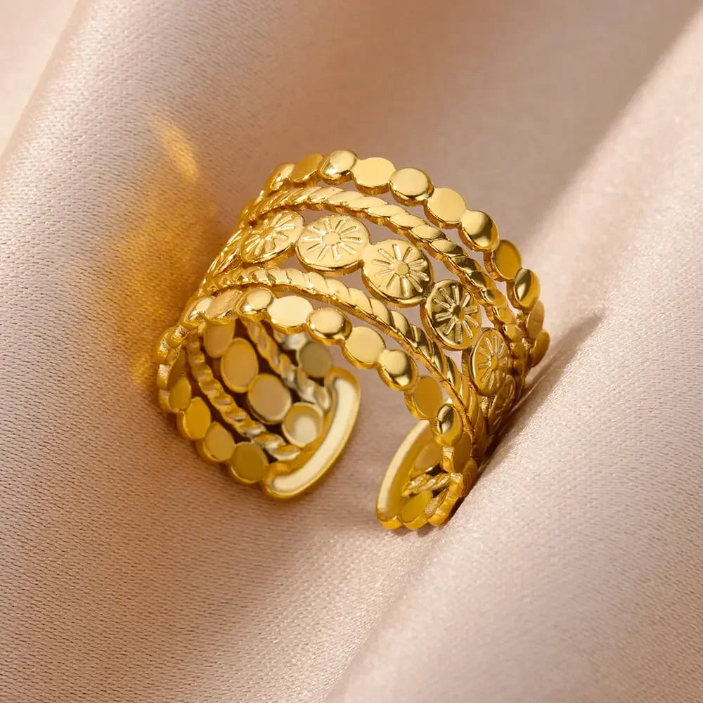 Rings Heart Gold